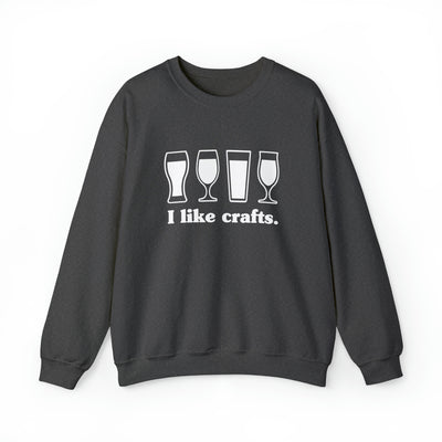 I Like Crafts Beer Crewneck Sweatshirt