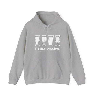 I Like Crafts Beer Hooded Sweatshirt