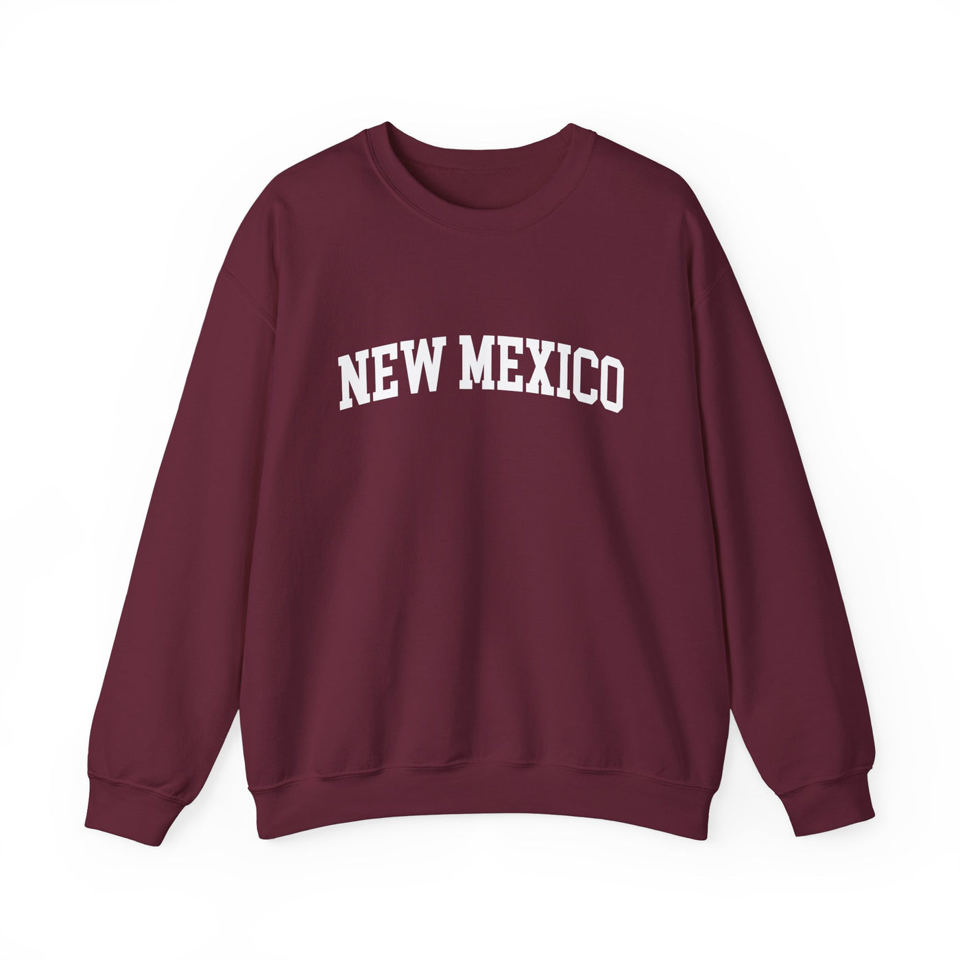 New Mexico Varsity Crewneck Sweatshirt S / Maroon - The Northwest Store