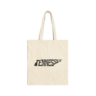 Tennessee State Shape Tote Bag Natural / 15" x 16" - The Northwest Store