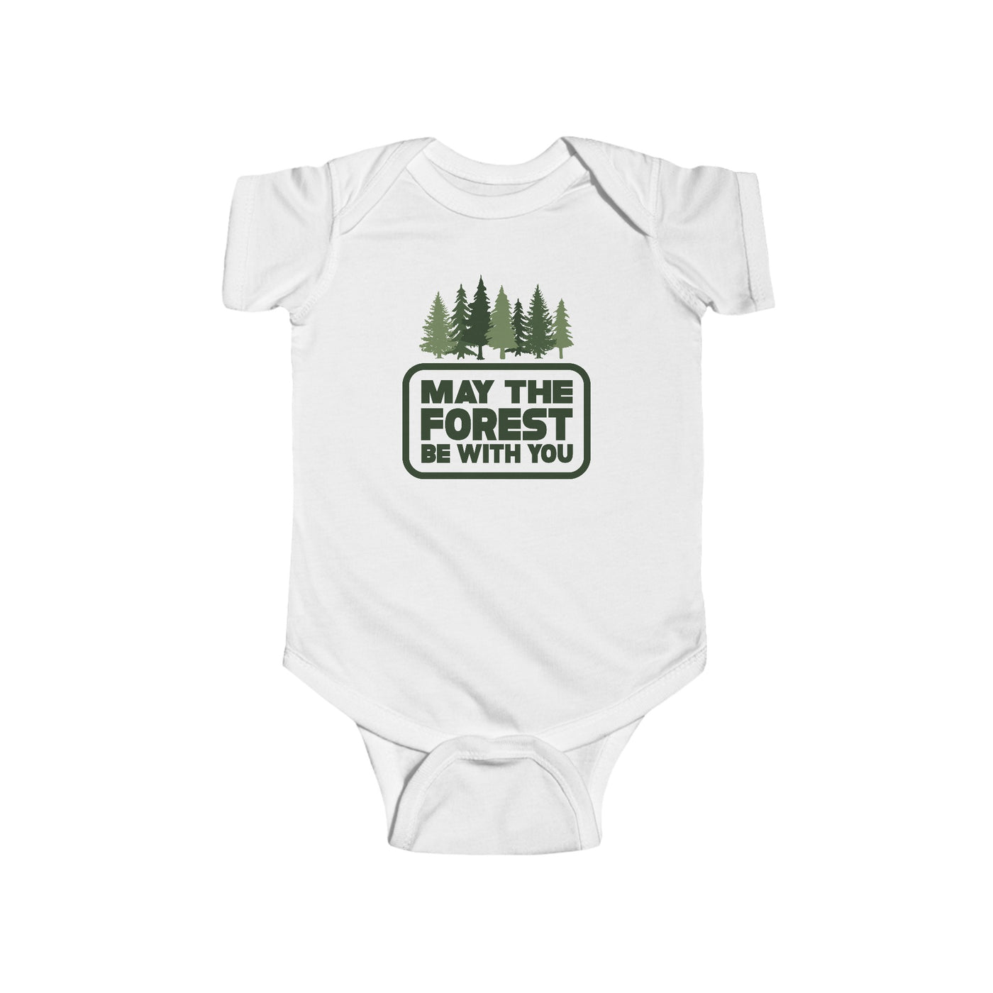 May The Forest Be With You Baby Bodysuit