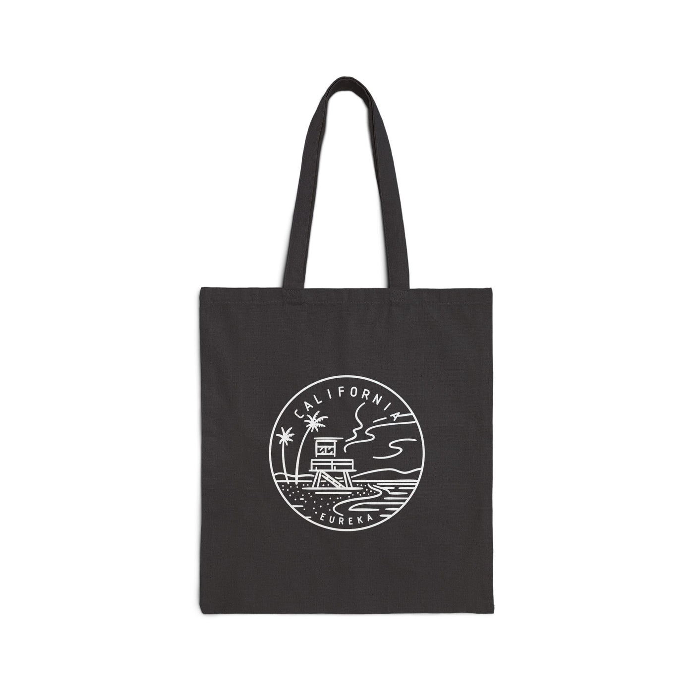 California State Motto Tote Bag Black / 15" x 16" - The Northwest Store