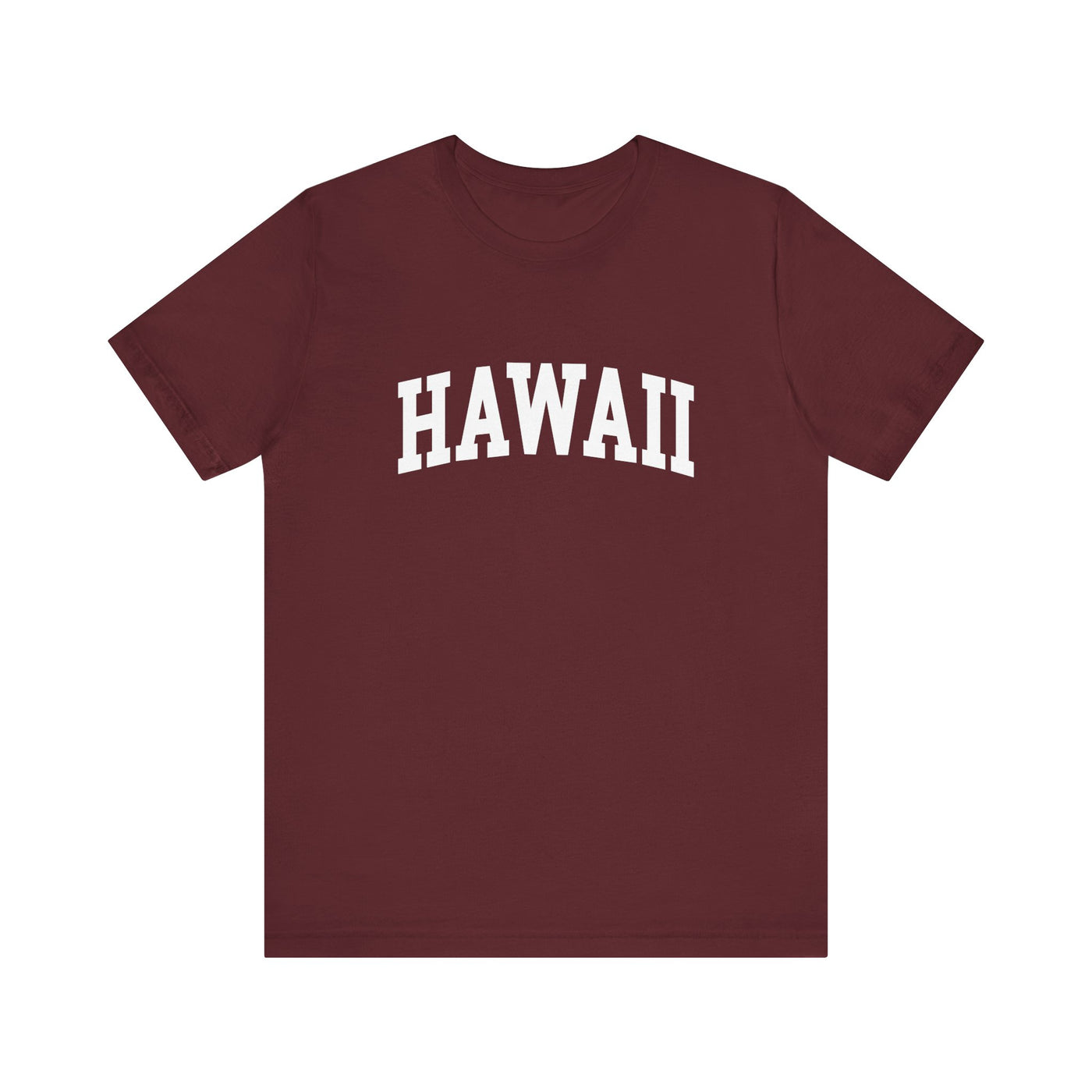 Hawaii Varsity Unisex T-Shirt Maroon / XS - The Northwest Store