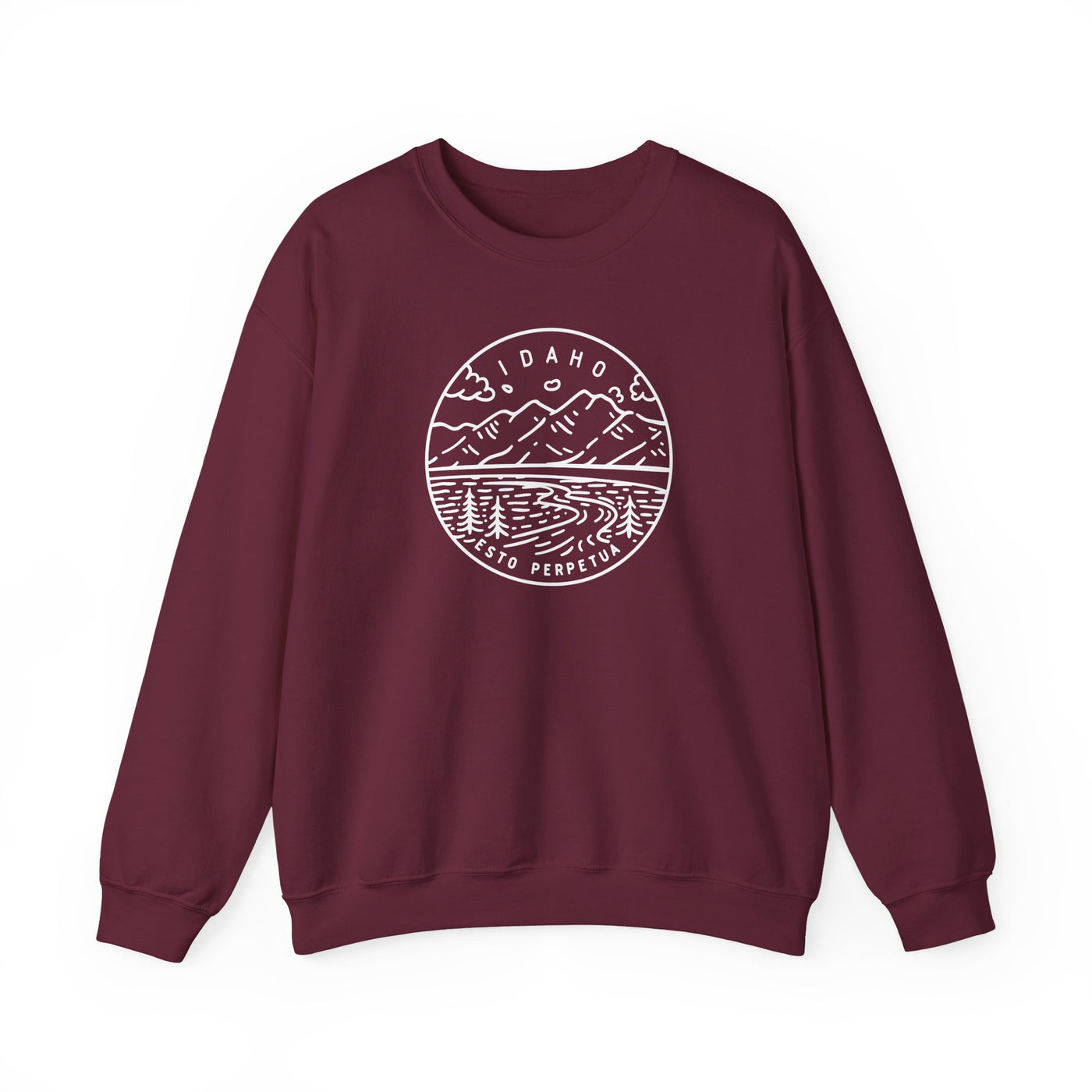 Idaho State Motto Crewneck Sweatshirt