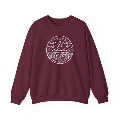 Idaho State Motto Crewneck Sweatshirt