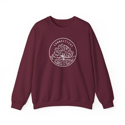 Connecticut State Motto Crewneck Sweatshirt