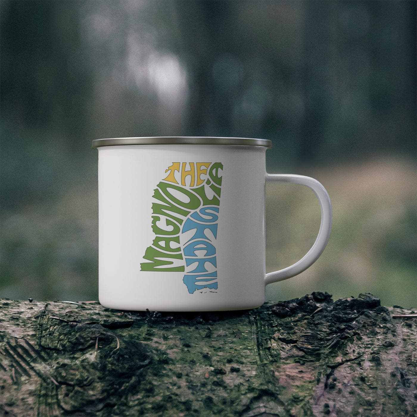 Mississippi Nickname Enamel Camping Mug