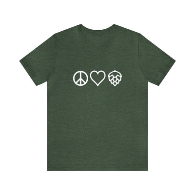 Peace Love And Hops Unisex T-Shirt
