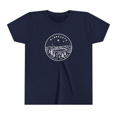 Minnesota State Motto Kids T-Shirt Navy / S - The Northwest Store