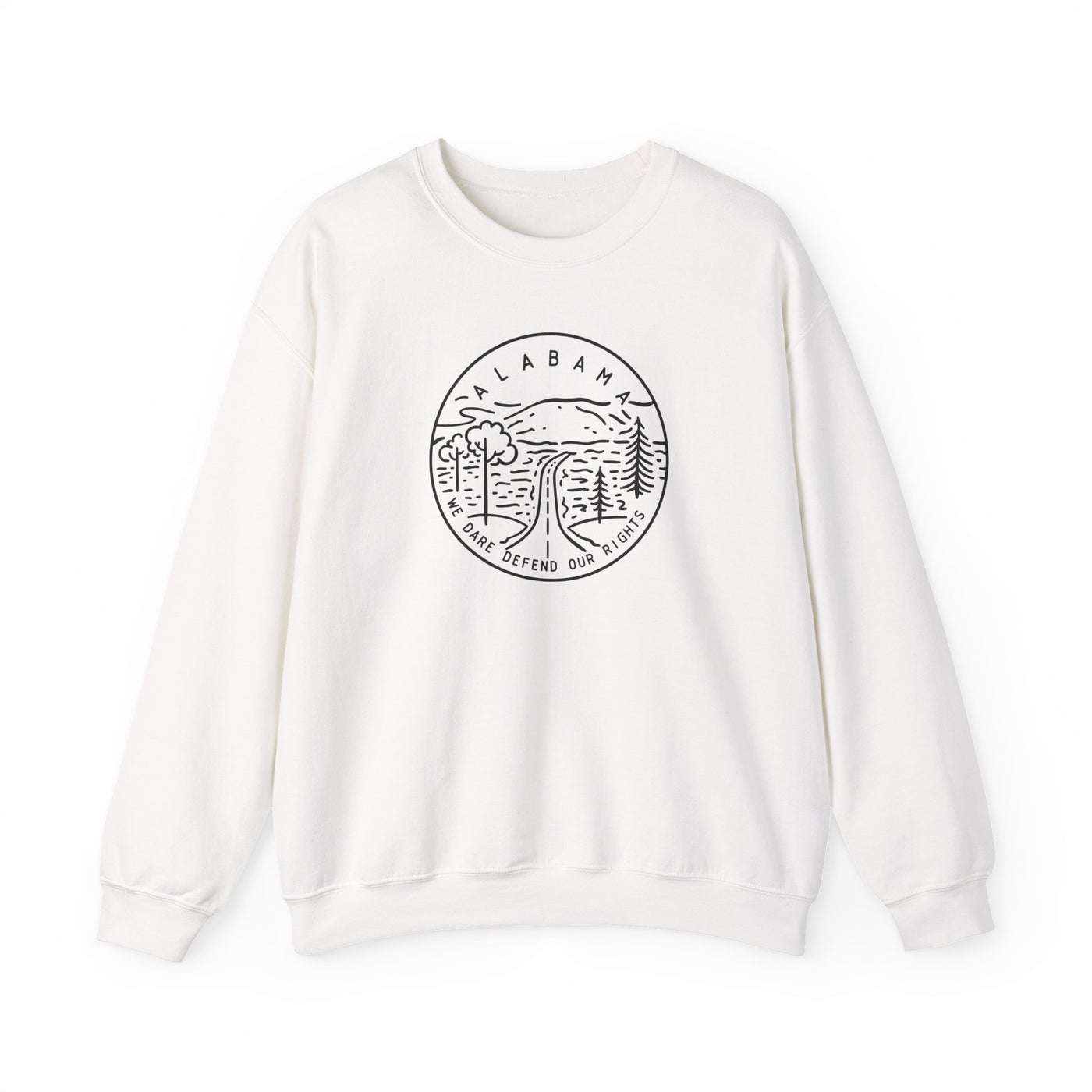 Alabama State Motto Crewneck Sweatshirt