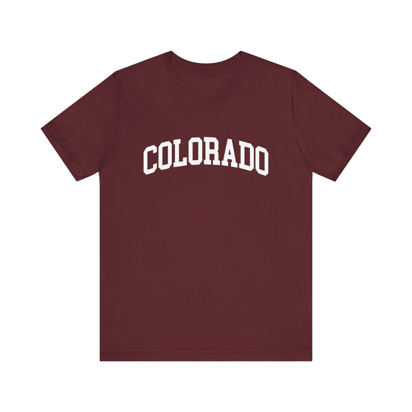 Colorado Varsity Unisex T-Shirt Maroon / XS - The Northwest Store