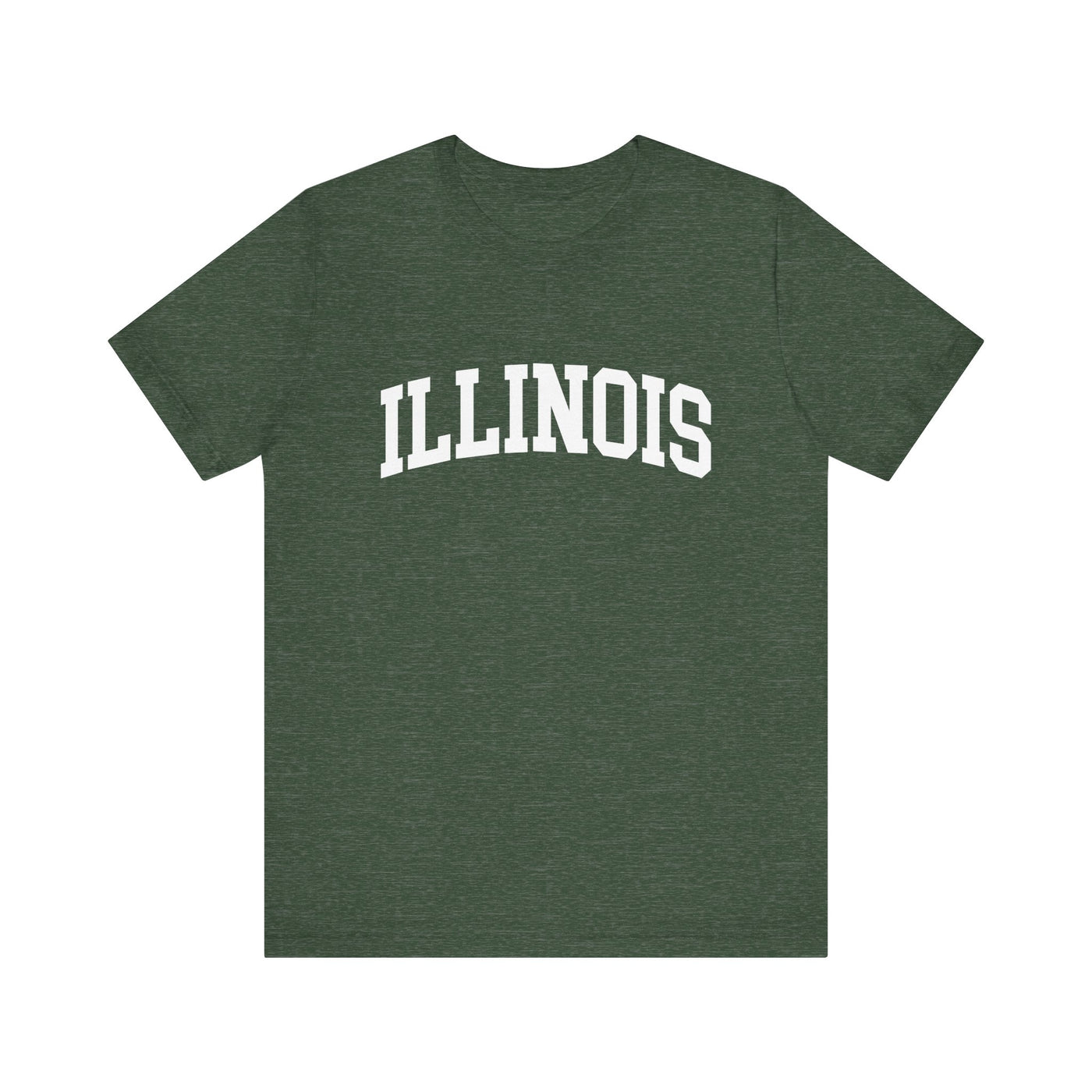 Illinois Varsity Unisex T-Shirt Heather Forest / XS - The Northwest Store