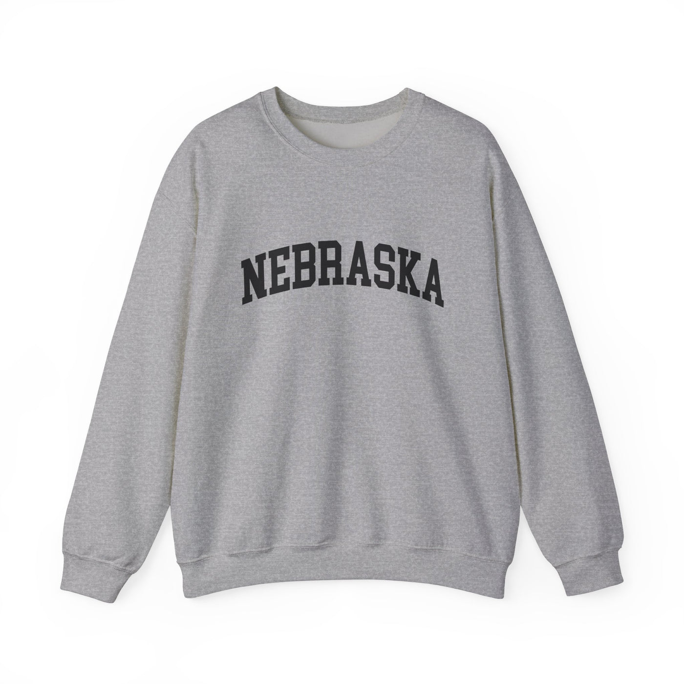 Nebraska Varsity Crewneck Sweatshirt S / Sport Grey - The Northwest Store