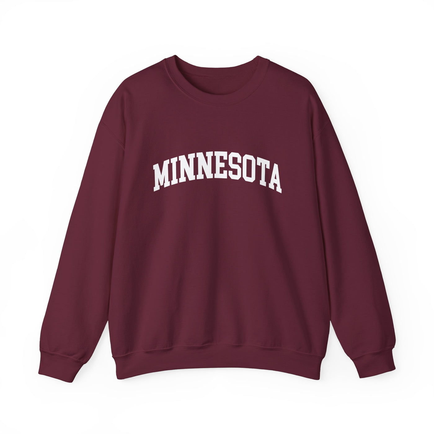 Minnesota Varsity Crewneck Sweatshirt S / Maroon - The Northwest Store