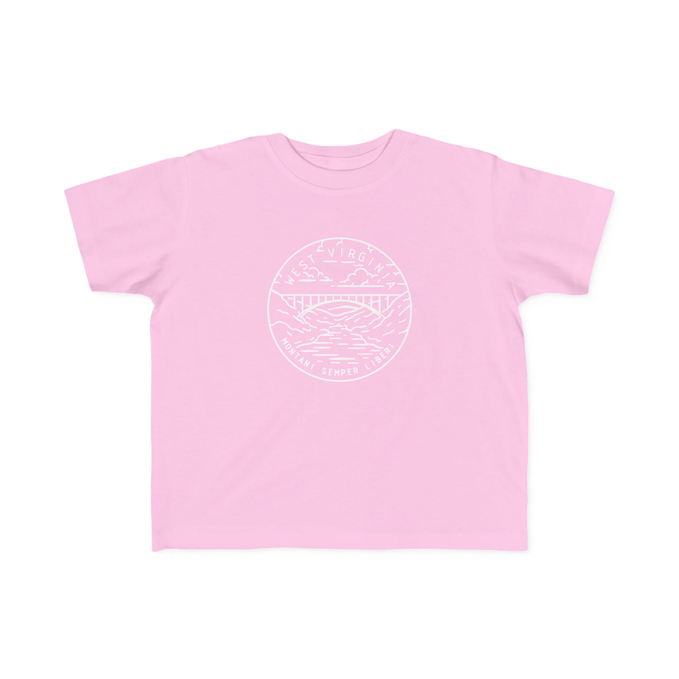 West Virginia State Motto Toddler Tee Pink / 2T - The Northwest Store