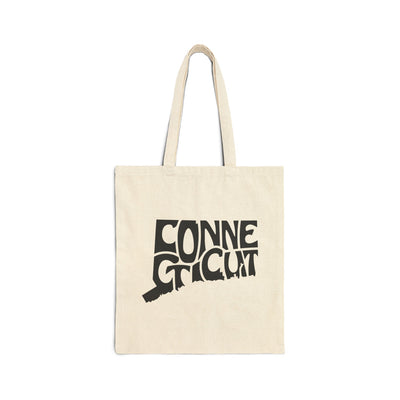 Connecticut State Shape Tote Bag Natural / 15" x 16" - The Northwest Store