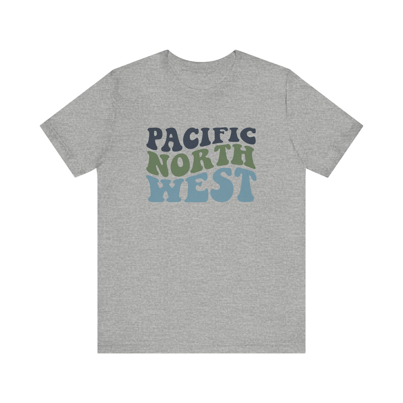 Pacific North West Unisex T-Shirt XS / Athletic Heather - The Northwest Store