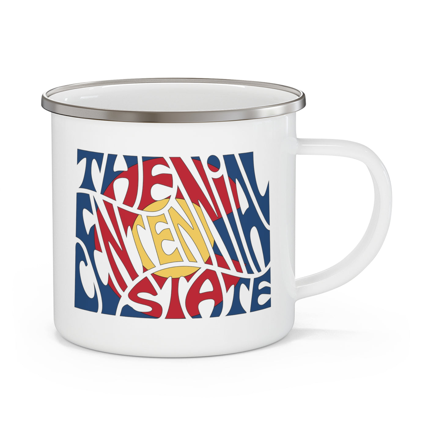 Colorado Nickname Enamel Camping Mug