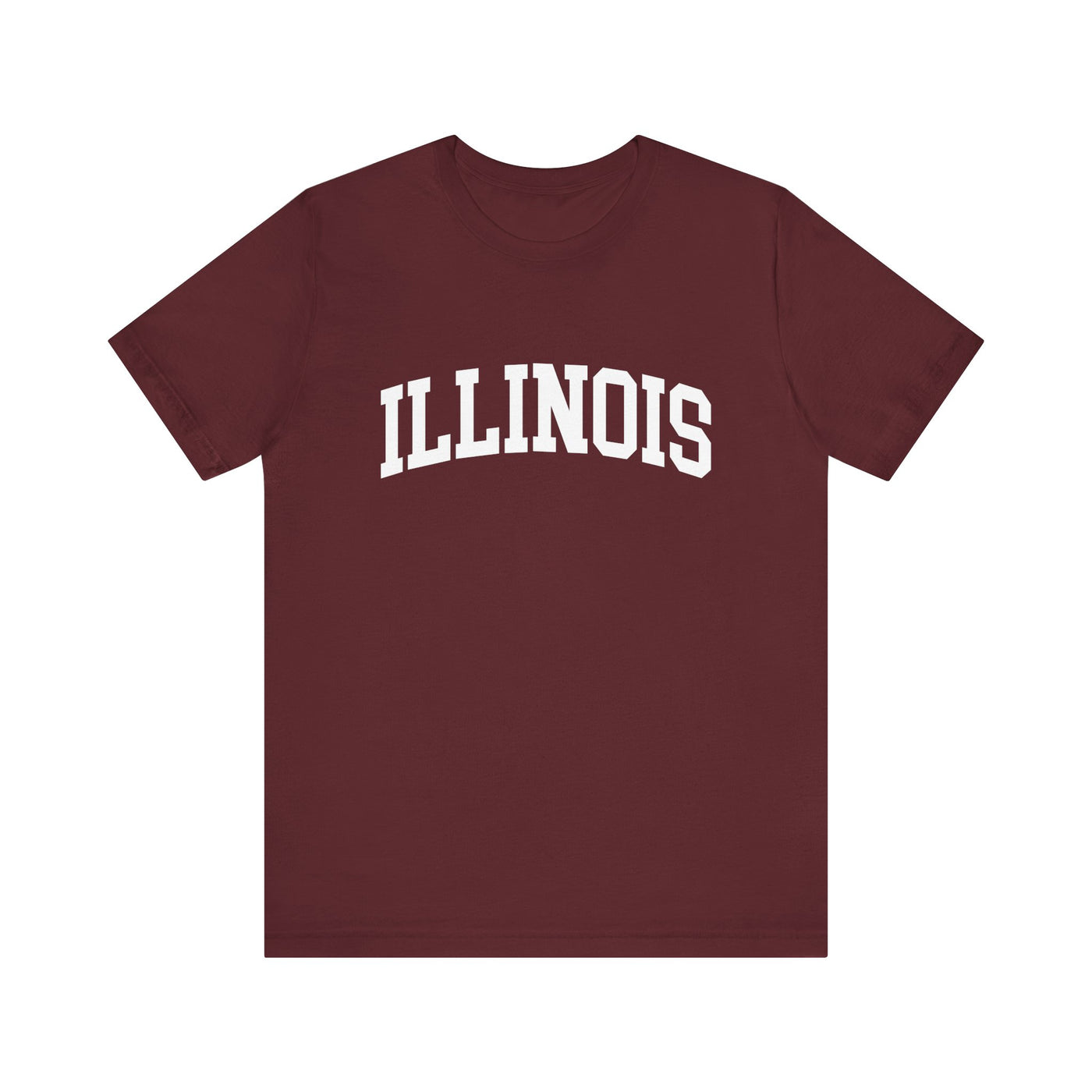 Illinois Varsity Unisex T-Shirt Maroon / XS - The Northwest Store