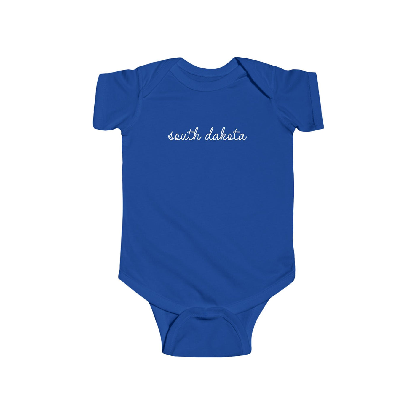 South Dakota Script Baby Bodysuit