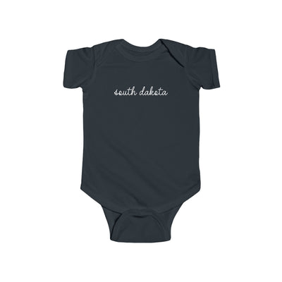 South Dakota Script Baby Bodysuit