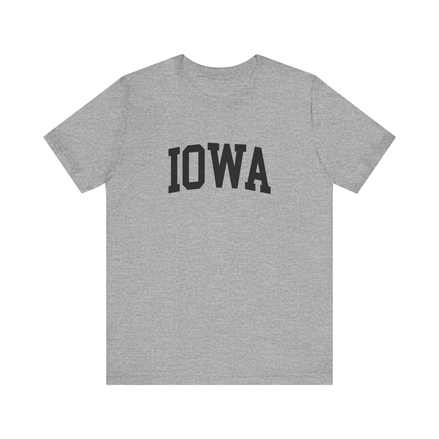 Iowa Varsity Unisex T-Shirt Athletic Heather / XS - The Northwest Store