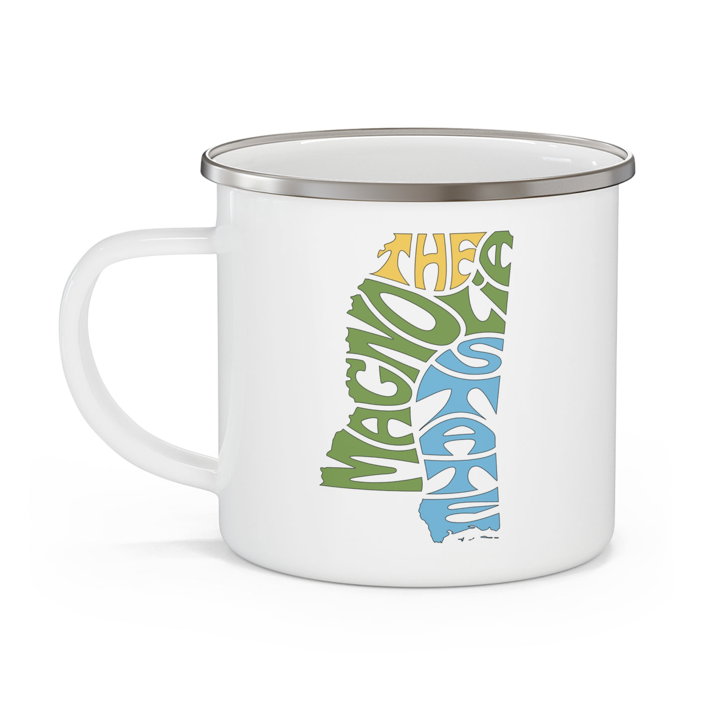 Mississippi Nickname Enamel Camping Mug