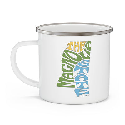 Mississippi Nickname Enamel Camping Mug