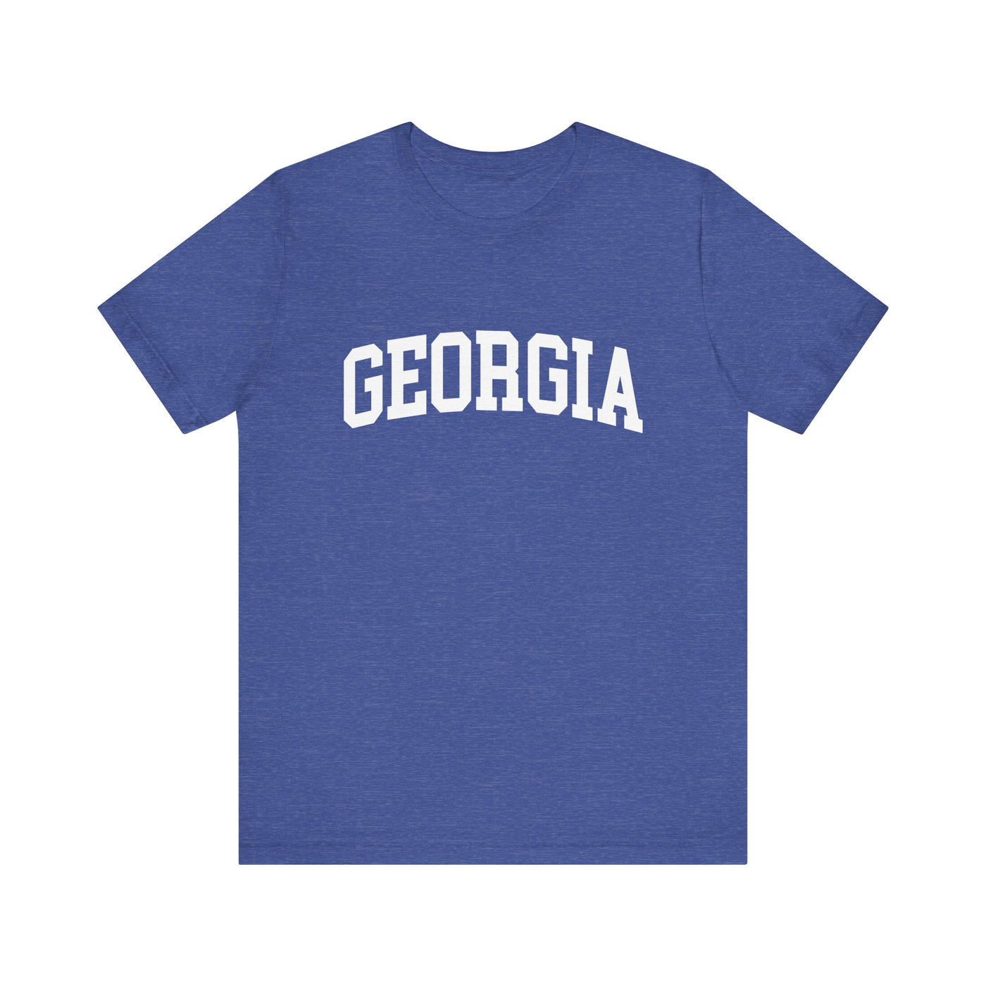 Georgia Varsity Unisex T-Shirt Heather True Royal / XS - The Northwest Store