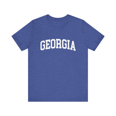 Georgia Varsity Unisex T-Shirt Heather True Royal / XS - The Northwest Store