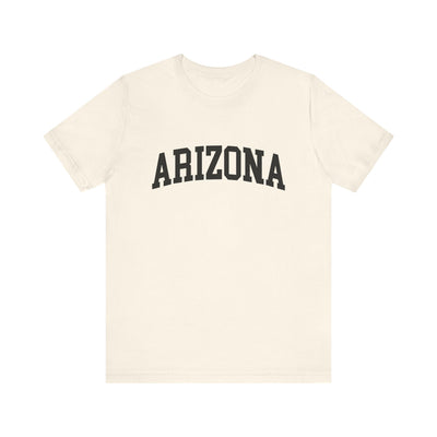 Arizona Varsity Unisex T-Shirt Natural / XS - The Northwest Store