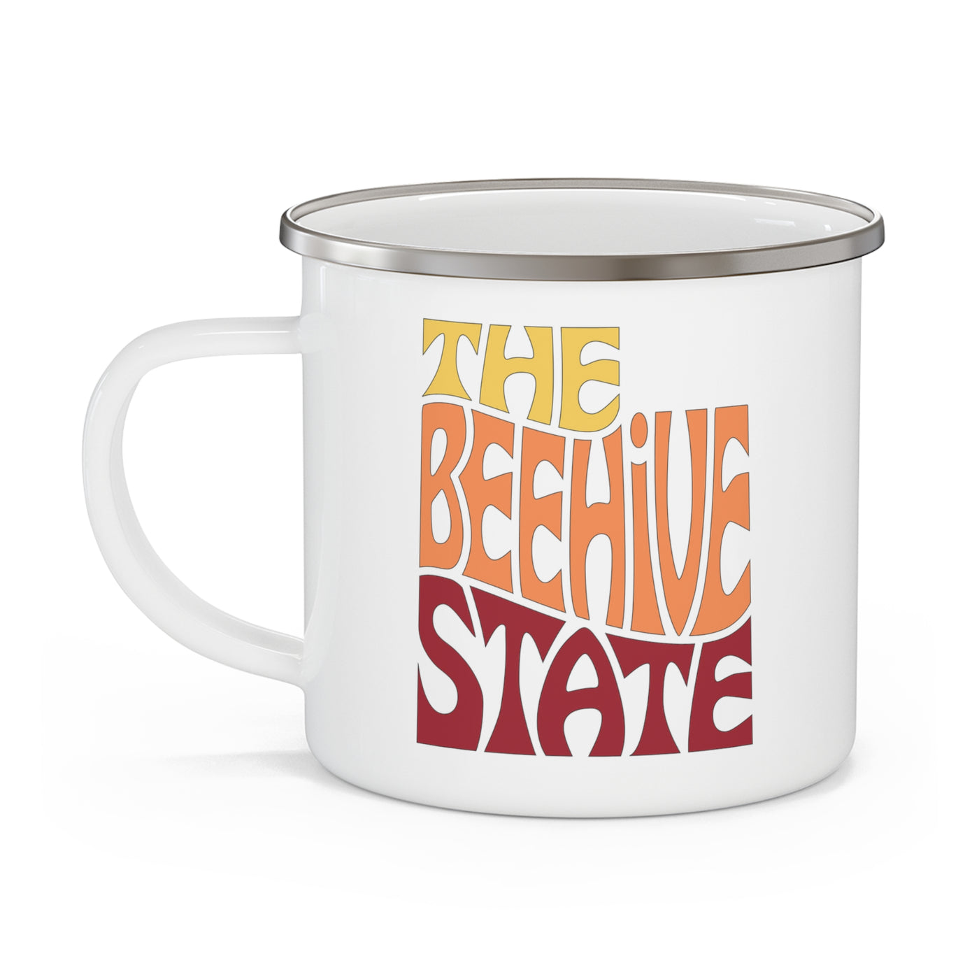 Utah Nickname Enamel Camping Mug