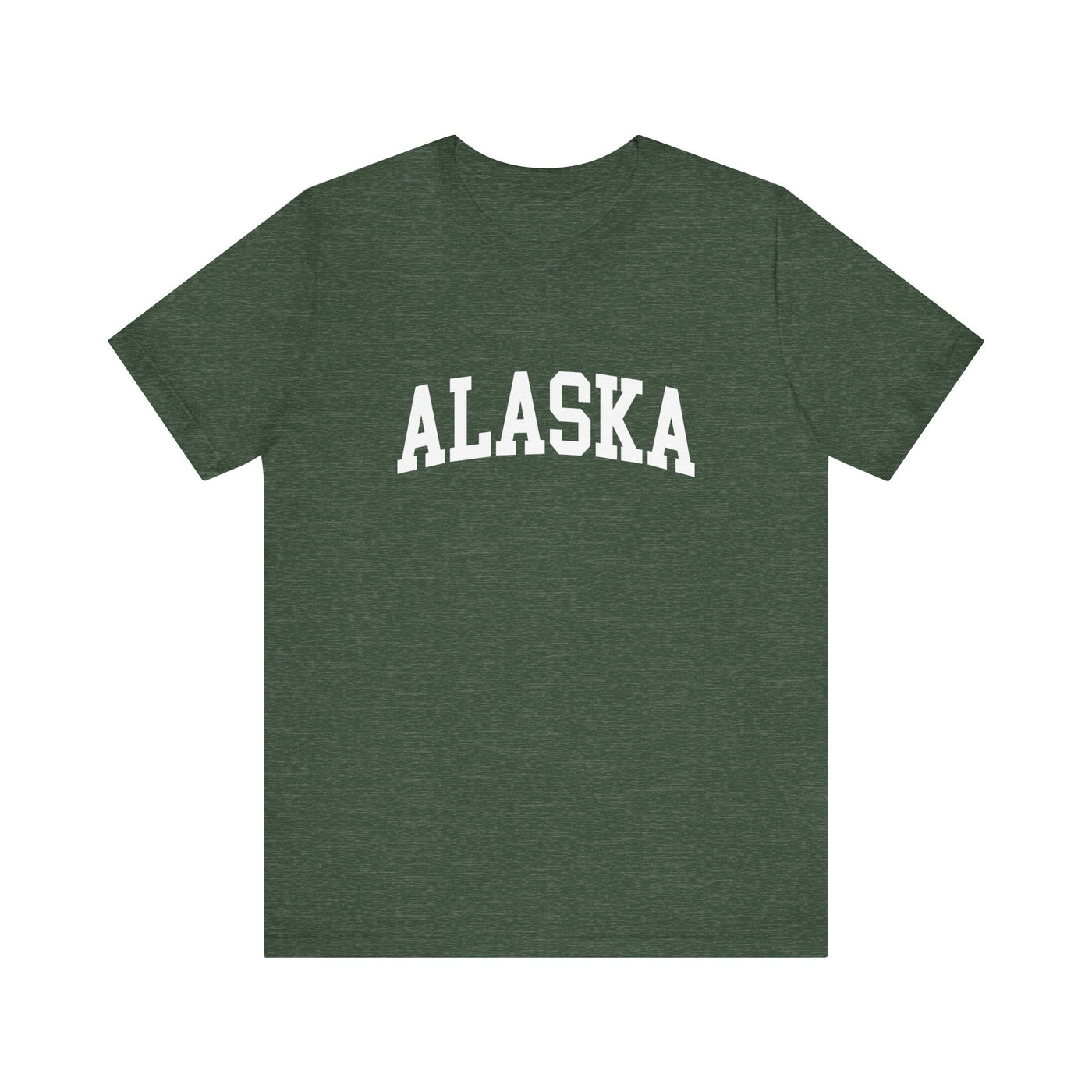 Alaska Varsity Unisex T-Shirt Heather Forest / XS - The Northwest Store