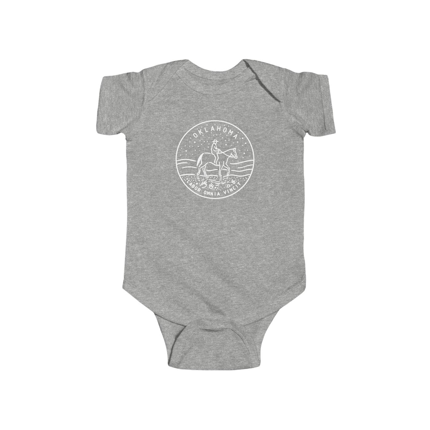 Oklahoma State Motto Baby Bodysuit