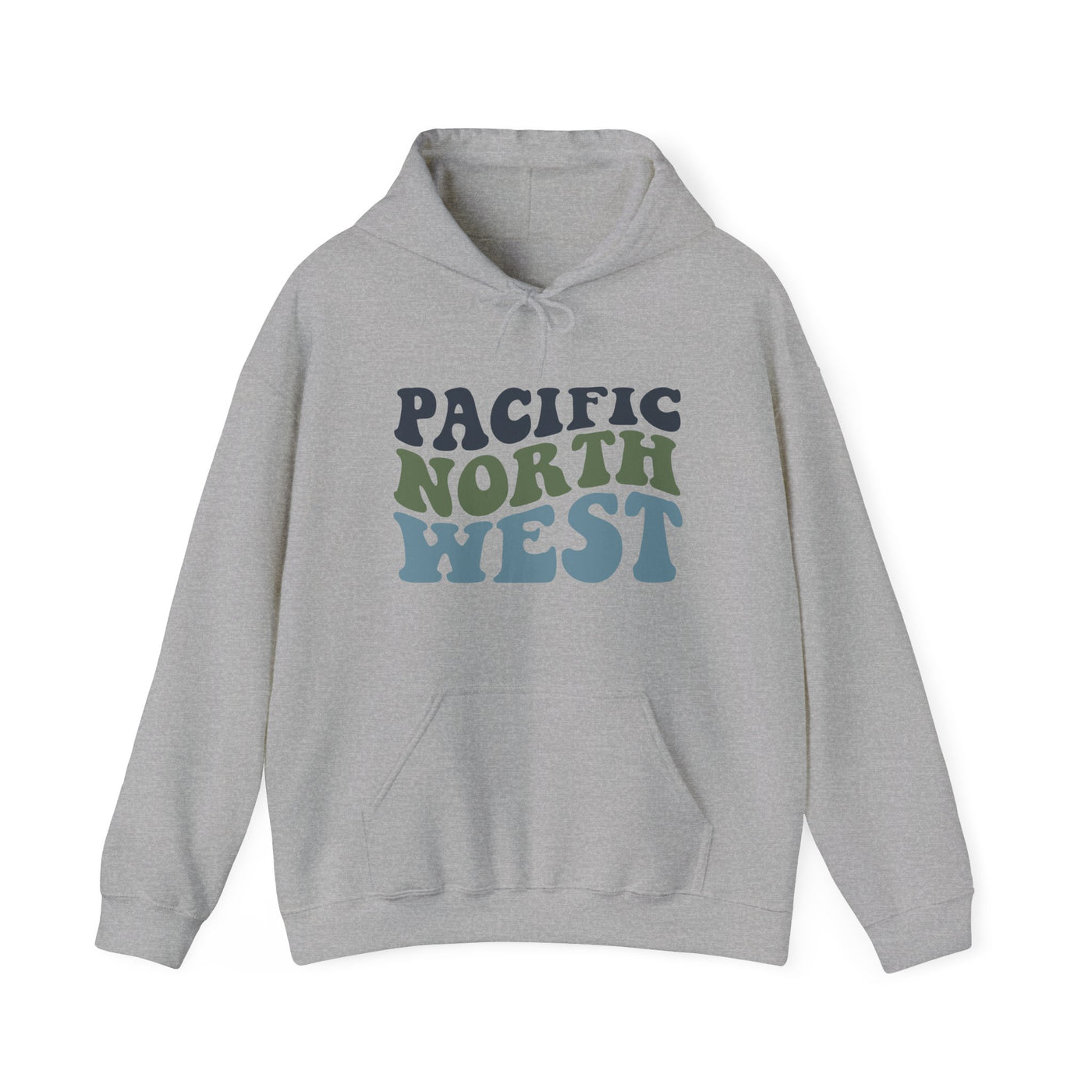 Pacific North West Hooded Sweatshirt S / Sport Grey - The Northwest Store