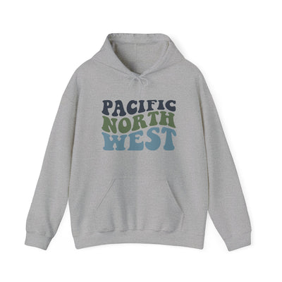 Pacific North West Hooded Sweatshirt S / Sport Grey - The Northwest Store