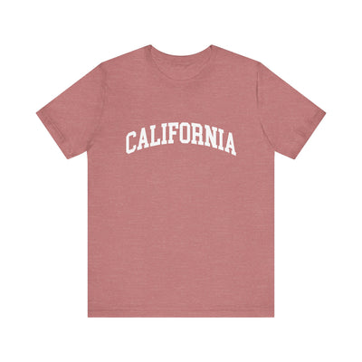 California Varsity Unisex T-Shirt Heather Mauve / XS - The Northwest Store