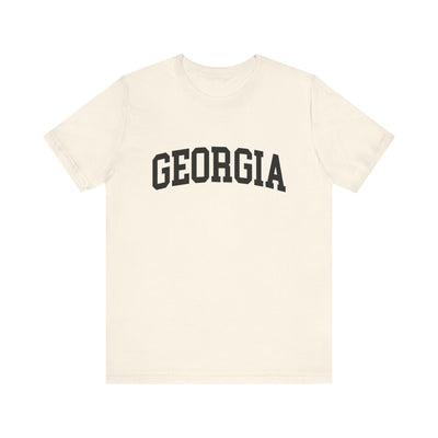 Georgia Varsity Unisex T-Shirt Natural / XS - The Northwest Store