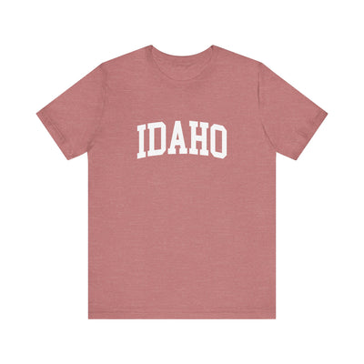 Idaho Varsity Unisex T-Shirt Heather Mauve / XS - The Northwest Store