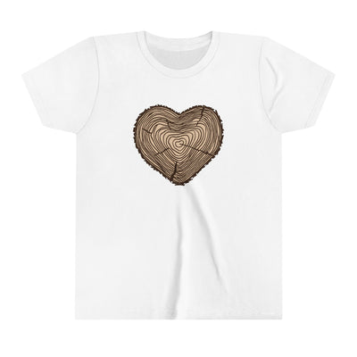 Tree Rings Heart Kids T-Shirt