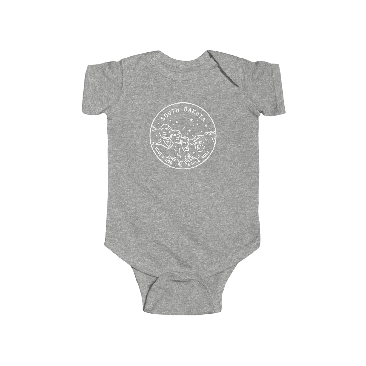 South Dakota State Motto Baby Bodysuit