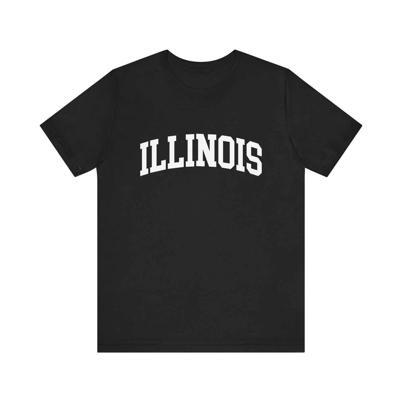 Illinois Varsity Unisex T-Shirt Black / XS - The Northwest Store