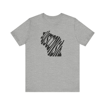 Wisconsin State Shape Unisex T-Shirt