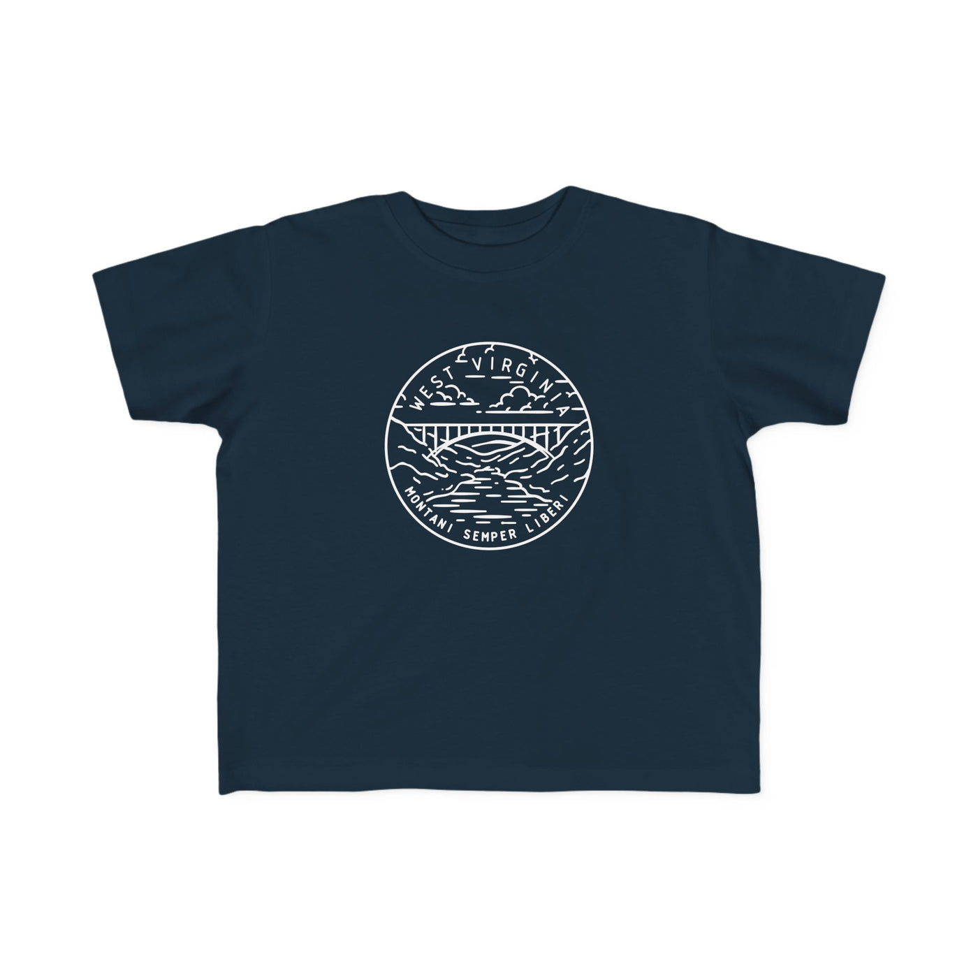 West Virginia State Motto Toddler Tee Navy / 2T - The Northwest Store