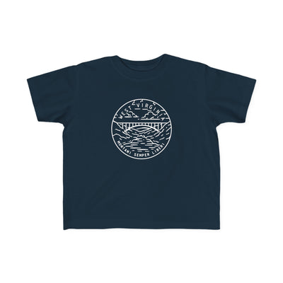 West Virginia State Motto Toddler Tee Navy / 2T - The Northwest Store