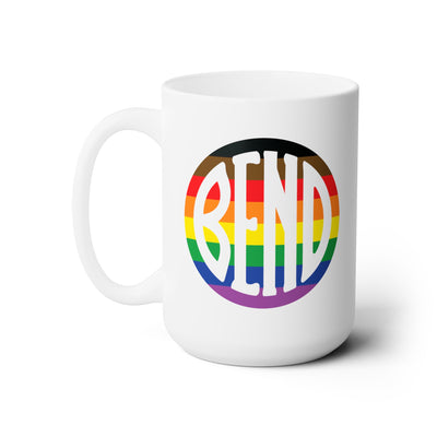 Bend Oregon Rainbow 15 oz Ceramic Mug