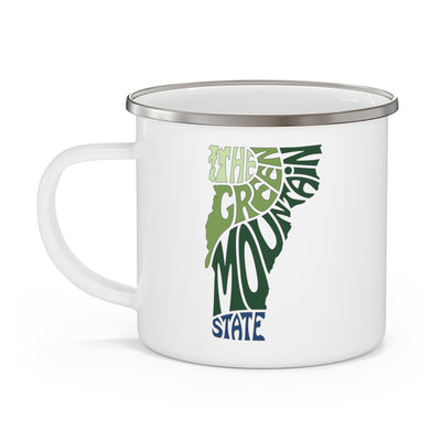 Vermont Nickname Enamel Camping Mug