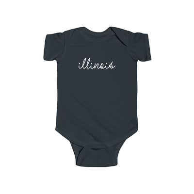 Illinois Script Baby Bodysuit