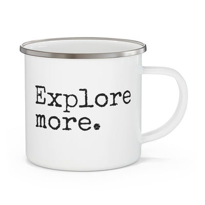 Explore More Enamel Camping Mug