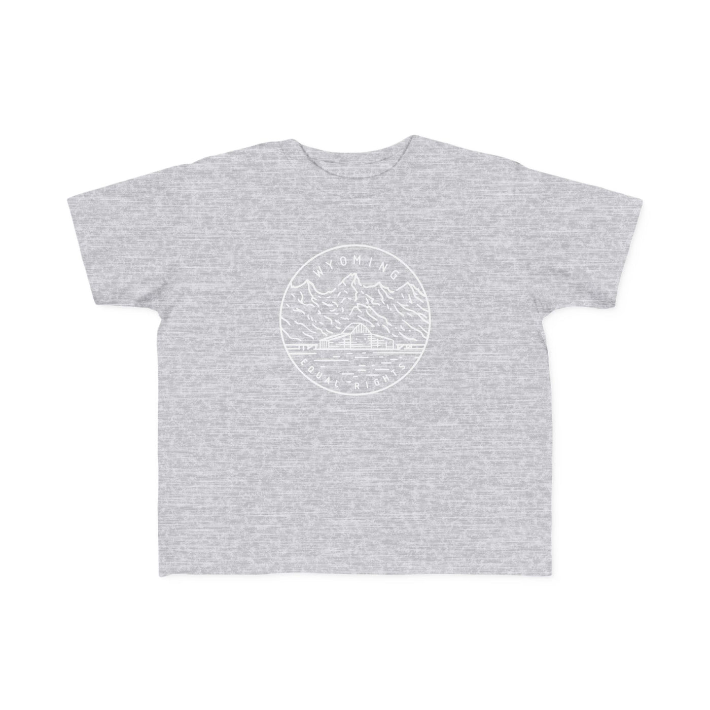 Wyoming State Motto Toddler Tee Heather / 2T - The Northwest Store